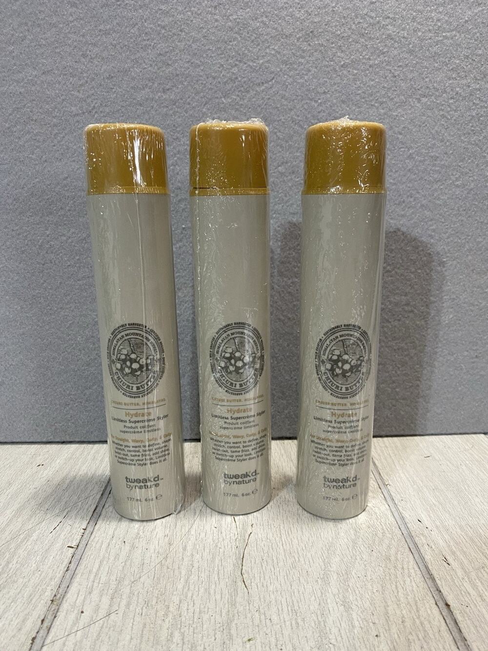 Tweak’d By Nature Hydrate Limitless Supercreme Styler Lot Of 3 6oz